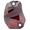 SWAROVSKI 3257 Divine Rock Sew-on Stone 27 x 19 Red Magma 